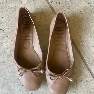 Jimmy Choo Beige Ballet Flats